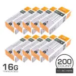 CO2-16T200 16 Gram CO2 Threaded Cartridge (200 Count)