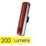 NEBULA C2 200LM TAIL LIGHT BLACK CNC CASING