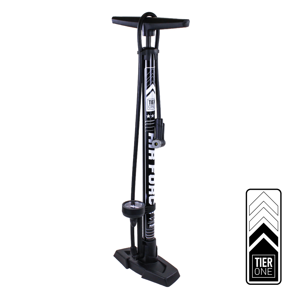 (FP-T1BK) AIR FORCE TIER ONE Floor Pump
