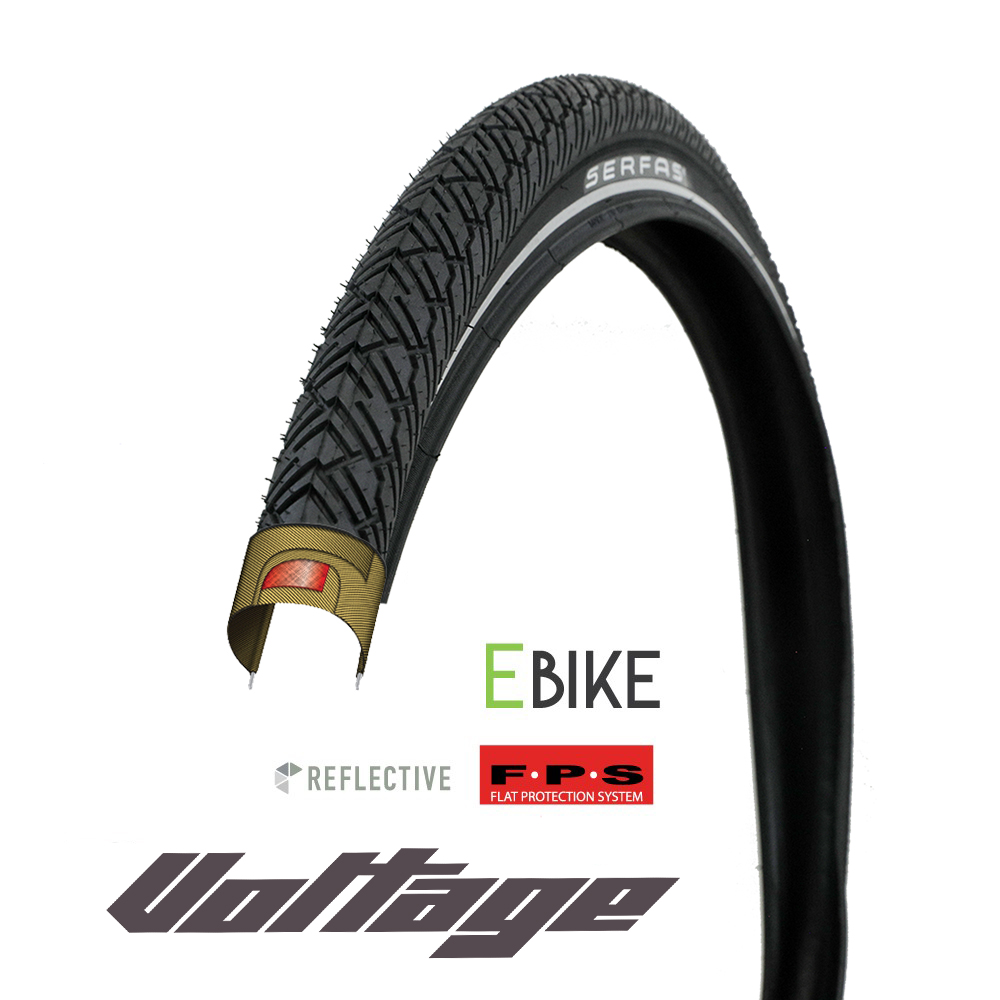 (E-VLT) E-Voltage W/Reflective Sidewall: 27.5 x 2.2
